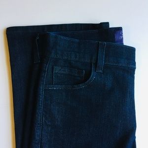 NYDJ Boot Cut Dark Wash Jeans Size 4 Embellished
